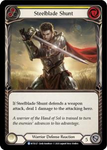 WTR127 - Steelblade Shunt (Yellow) - Rare - Rainbow Foil