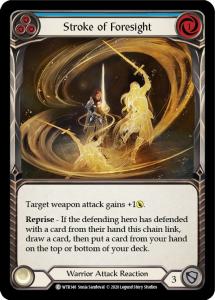 WTR140 - Stroke of Foresight (Blue) - Common - Rainbow Foil