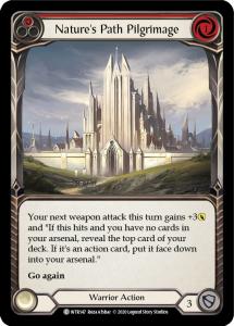 WTR147 - Nature's Path Pilgrimage (Red) - Common - Rainbow Foil