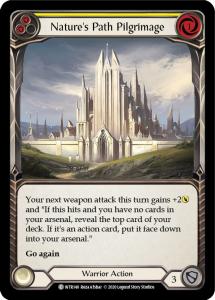 WTR148 - Nature's Path Pilgrimage (Yellow) - Common - Rainbow Foil