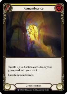 WTR163 - Remembrance - Super Rare - Rainbow Foil