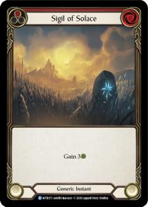 WTR173 - Sigil of Solace (Red) - Rare - Rainbow Foil