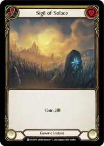 WTR174 - Sigil of Solace (Yellow) - Rare - Rainbow Foil