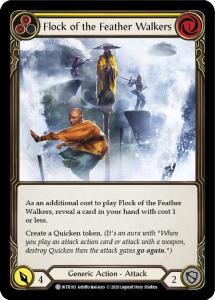 WTR183 - Flock of the Feather Walkers (Yellow) - Common - Rainbow Foil