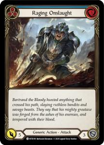 WTR190 - Raging Onslaught (Blue) - Common - Rainbow Foil