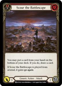 WTR194 - Scour the Battlescape (Red) - Common - Rainbow Foil