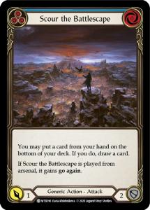 WTR196 - Scour the Battlescape (Blue) - Common - Rainbow Foil