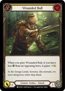 WTR201 - Wounded Bull (Yellow) - Common - Rainbow Foil