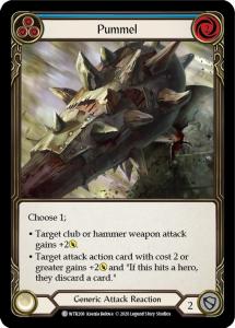 WTR208 - Pummel (Blue) - Common - Rainbow Foil