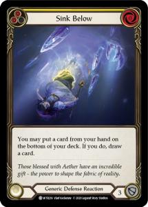 WTR216 - Sink Below (Yellow) - Common - Rainbow Foil