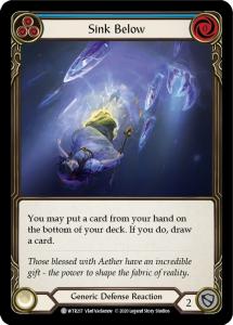 WTR217 - Sink Below (Blue) - Common - Rainbow Foil