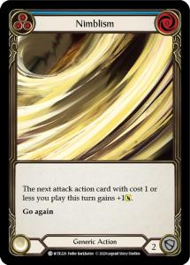 WTR220 - Nimblism (Blue) - Common - Rainbow Foil