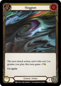 WTR222 - Sloggism (Yellow) - Common - Rainbow Foil