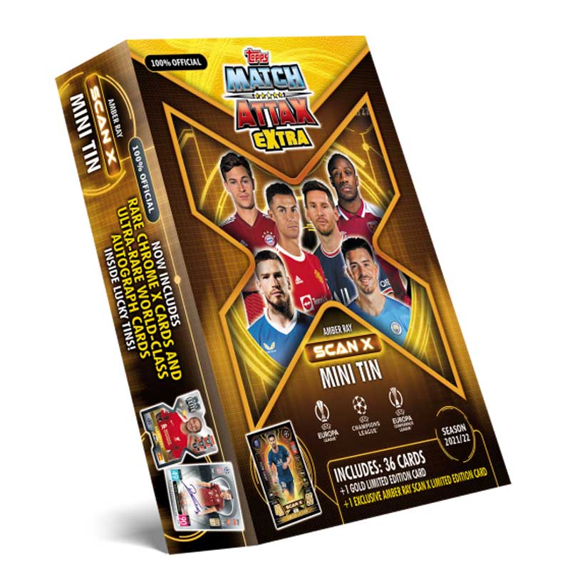 Mini Tin 2021-22 Topps Match Attax EXTRA (Champions League & more) - Random colour