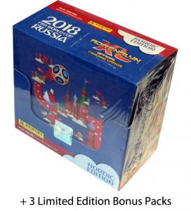 1 Box (50 packs), Nordic Edition Panini Adrenalyn XL World Cup 2018 [Not perfect condition]