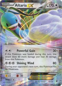 XY Fates Collide, Altaria EX - 83/124 - Ultra Rare