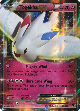 XY Breakpoint, Togekiss EX - 83/122 - Ultra Rare