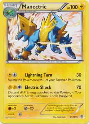 Primal Clash, Manectric - 61/160 - Holo Rare