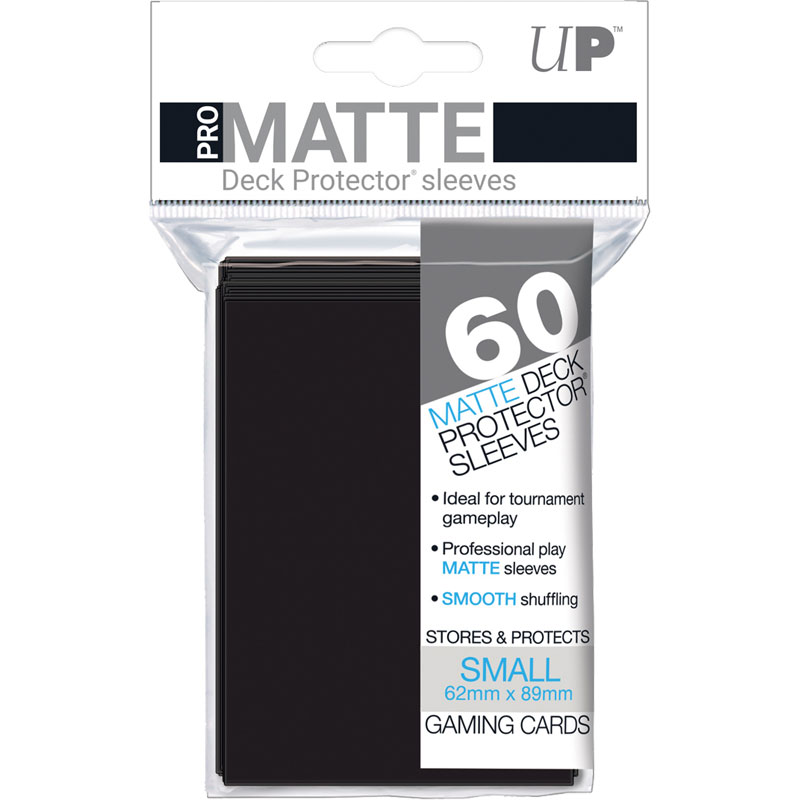 Pro-Matte, small deck protector sleeves, Svart, 60st - Ultra Pro