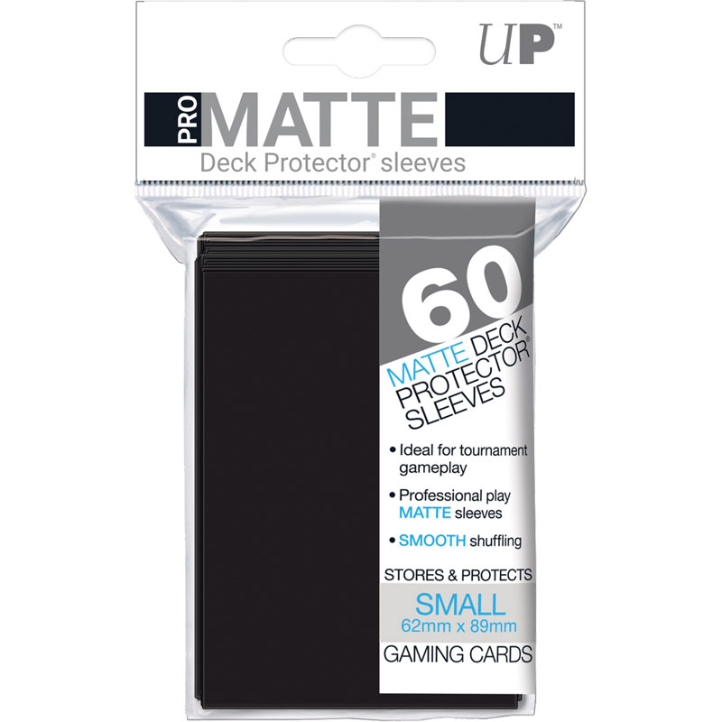 Pro-Matte, small deck protector sleeves, black, 60ct - Ultra Pro