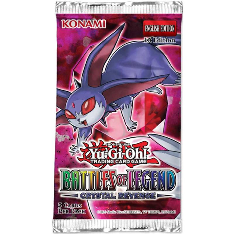 Yu-Gi-Oh, Crystal Revenge, 1 Booster (5 Kort)