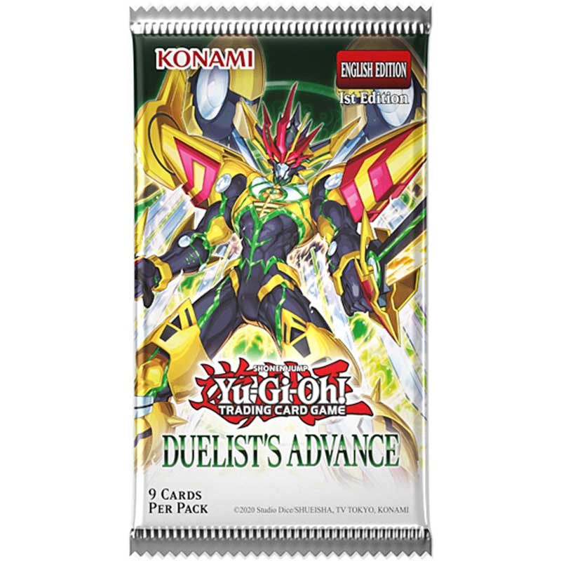 FÖRKÖP: Yu-Gi-Oh, Duelist's Advance, 1 Booster (9 cards) (Skickas preliminärt fr om 3:e juli 2025)