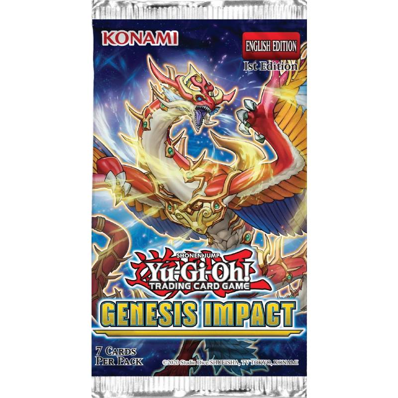 Yu-Gi-Oh, Genesis Impact, 1 Booster (7 cards)