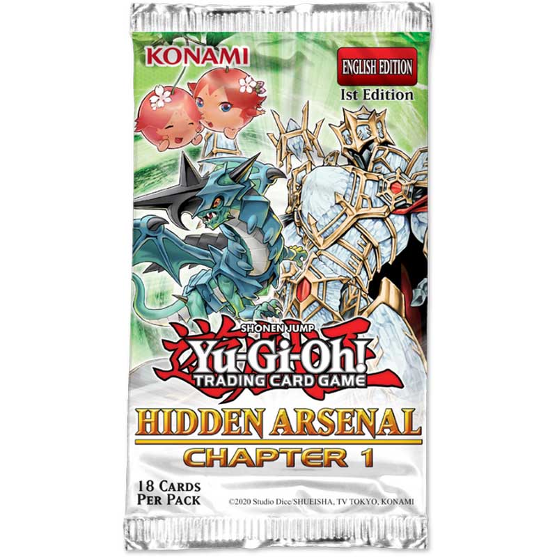Yu-Gi-Oh, Hidden Arsenal Chapter 1, 1 Booster (18 cards per booster)