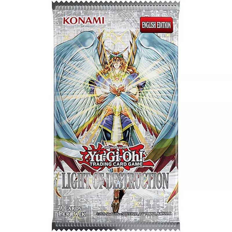 Yu-Gi-Oh, Light of Destruction, 1 Booster (9 Cards) - Unlimited 2024 Reprint