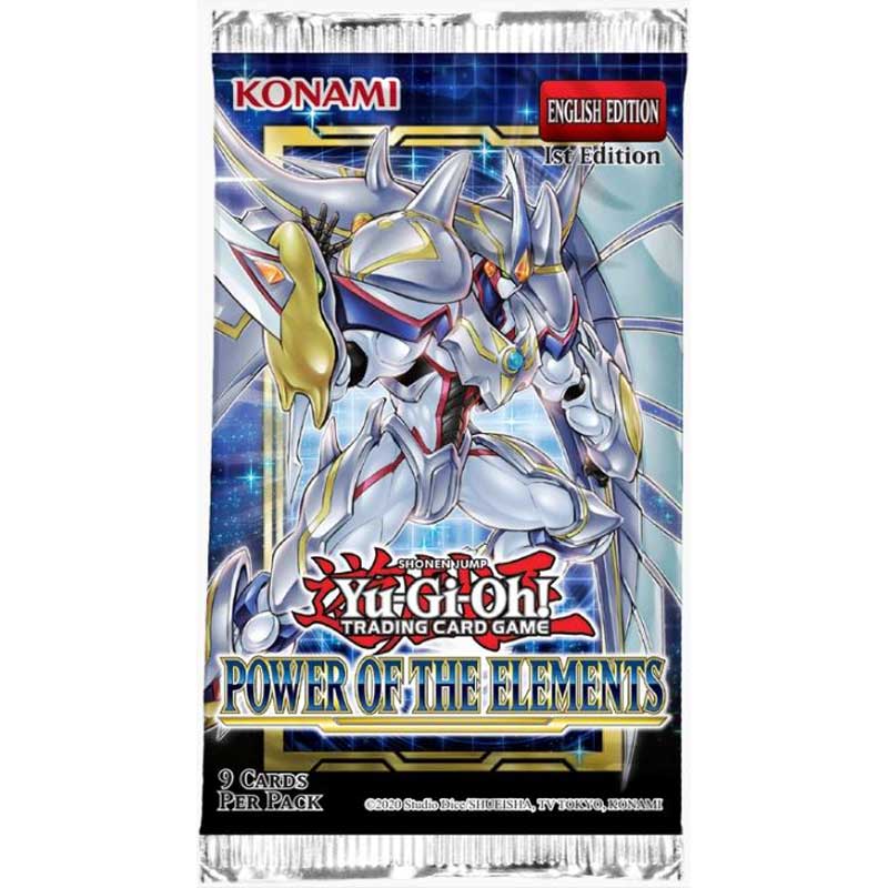 FÖRHANDSVISNING: Yu-Gi-Oh, Power of the Elements, 1 Booster (9 kort) (Börjar säljas när mer info finns)
