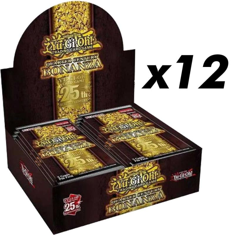 PRE-BUY: Yu-Gi-Oh! - Quarter Century Bonanza - Booster Case (12 Displays) (Preliminary release November 7:th 2024)