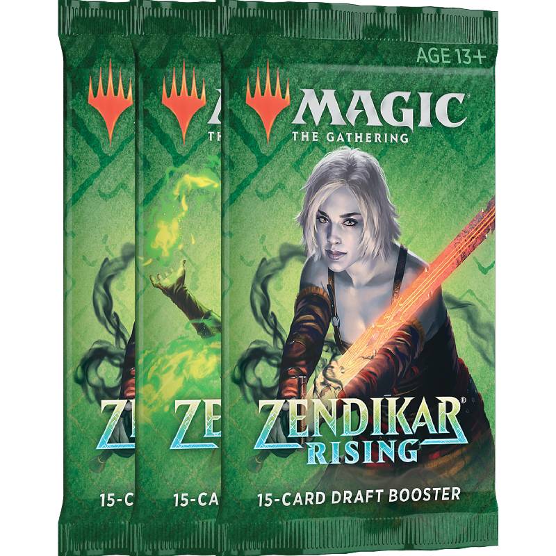 Magic, Zendikar Rising, 3 Draft Boosters