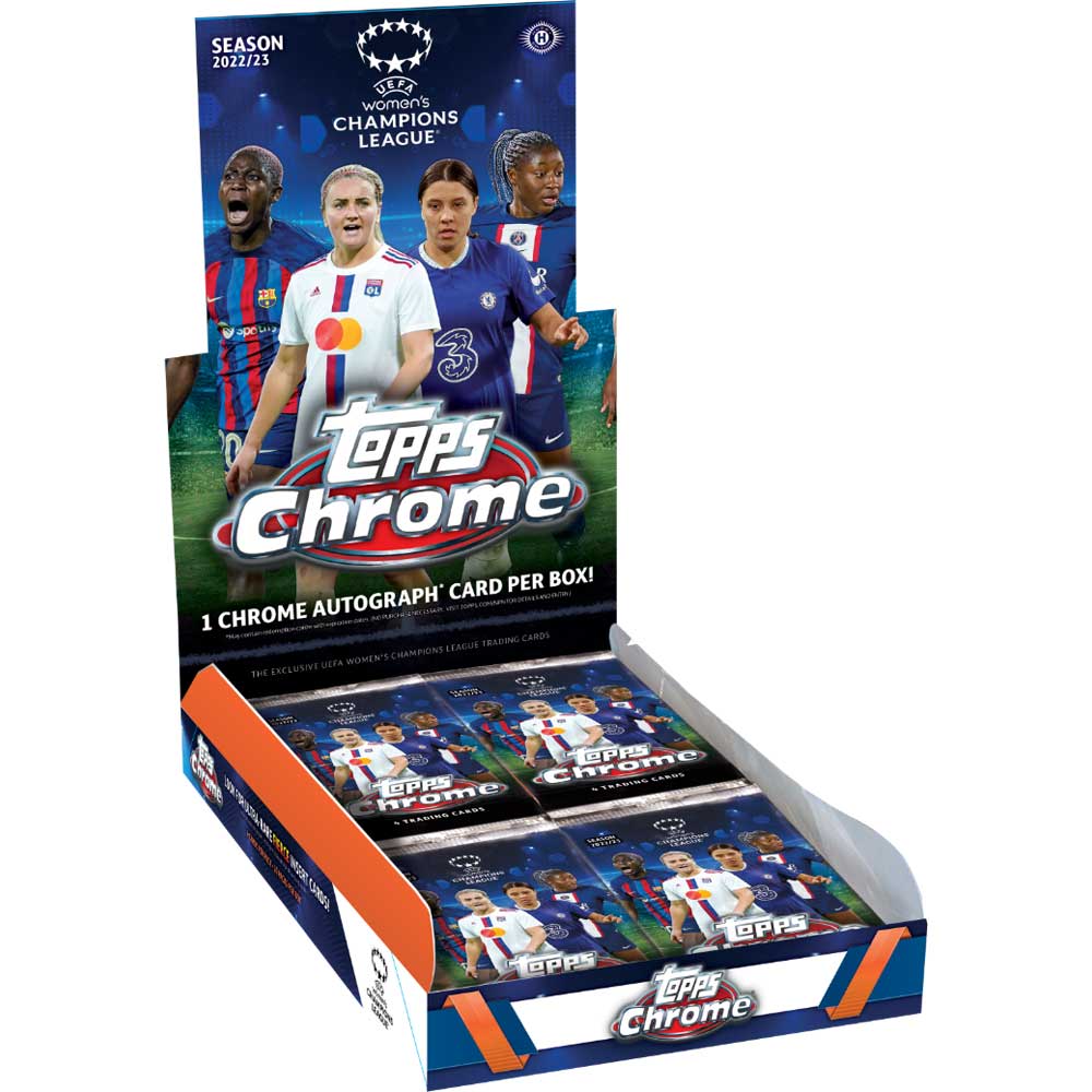 Hel Box 2022-23 Topps Chrome UEFA Womens Champions League Soccer Hobby