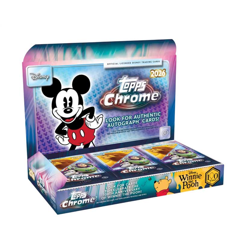 Hel Box 2026 Topps Disney Chrome Hobby (12 Paket)