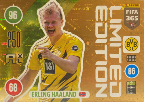 erling haaland limited edition card Erling Haaland Manchester City Limited Edition Panini Premier League A –  Solve Collectibles main image 1