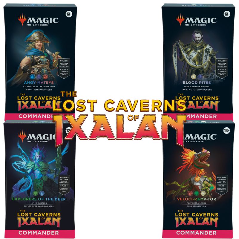 MtG: Lost Caverns Of Ixalan Commander Deck Display (4, 52% OFF