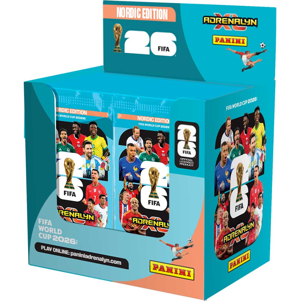 1 Box (50 packs), Nordic Edition Panini Adrenalyn XL FIFA World 
