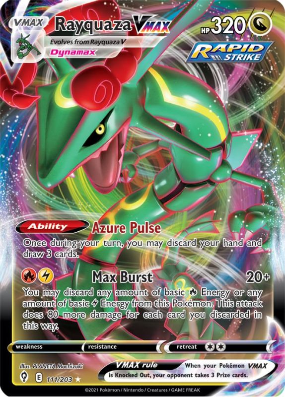 Pokemon Rayquaza outlets VMAX