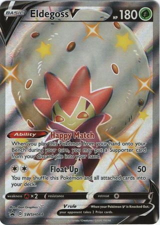 eldegoss v pokemon card value - SWSH084 Shiny Full Art Ultra Rare Promo you may put a Supporter card from your discard pile into your hand Eldegoss V #SWSH084 Prices |
