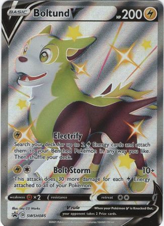 boltund v pokemon card Sw&Sh Promo - – SWSH085 These cards are freshly removed from packs Pokemon Card - S&S: Rebel