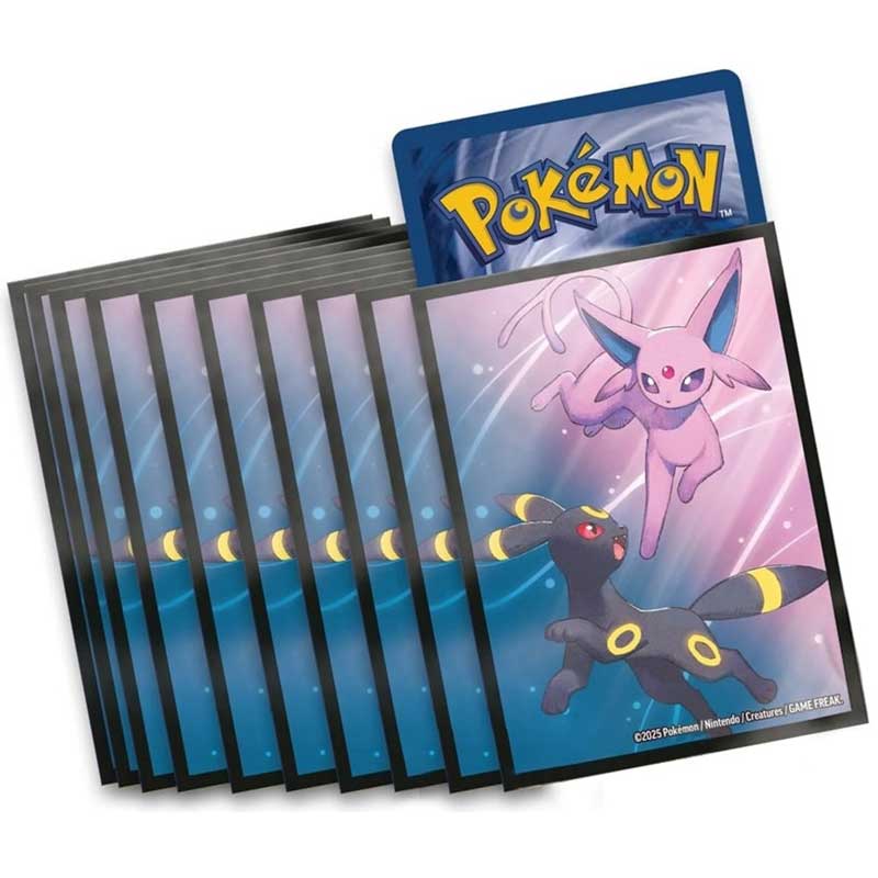espeon card sleeves (Accessories) PokePort Cards A Psychic Pokemon Center 2024 Eevee Espeon
