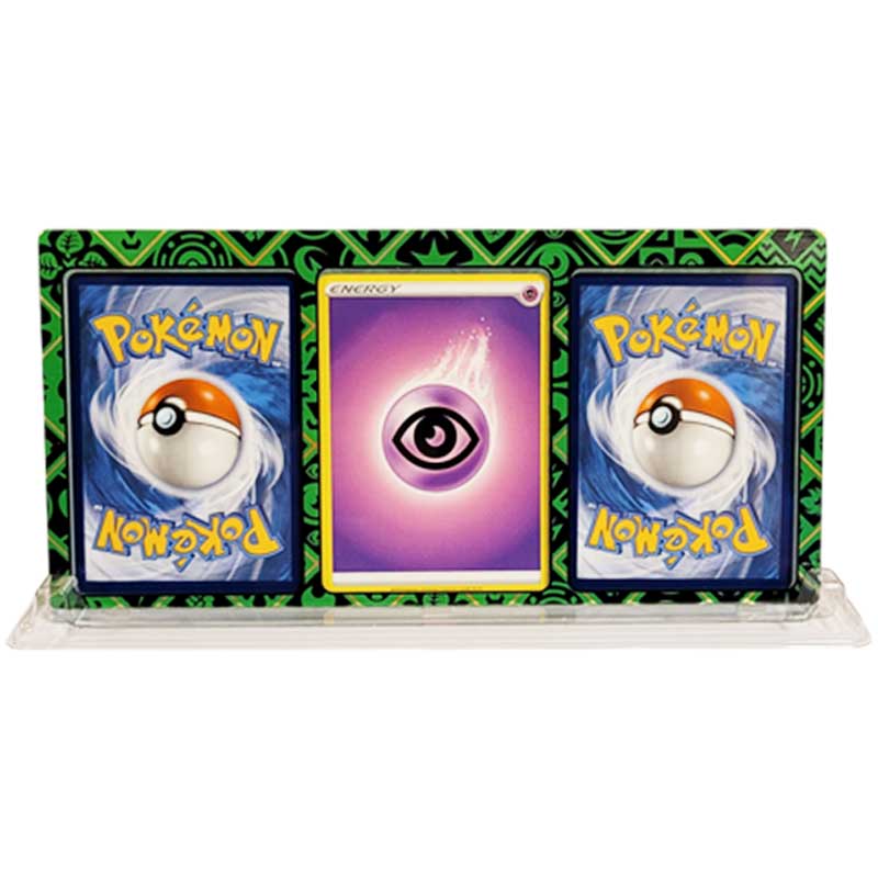 Pokemon 3-Card GREEN UV ONE-TOUCH Magnetic Holder + Stand [from Paldean  Fates Premium Collection