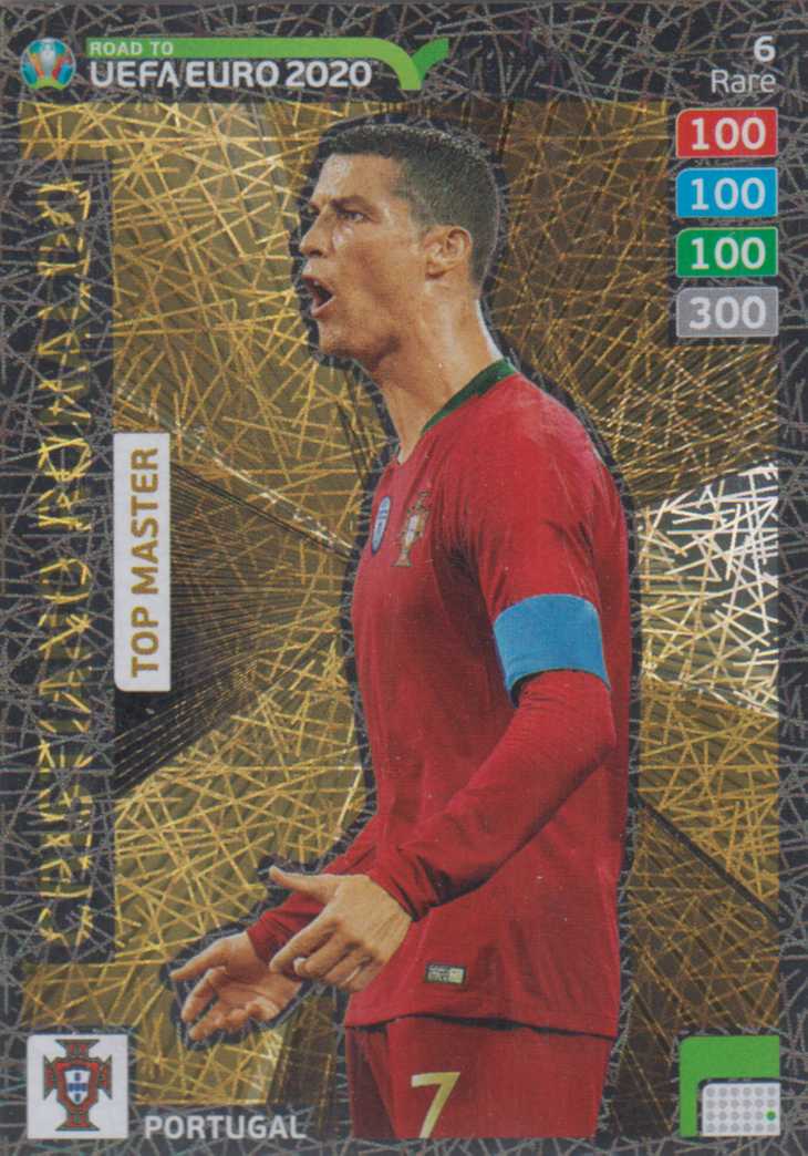 Adrenalyn Xl Road To Uefa Euro 006 Cristiano Ronaldo Portugal Top Master