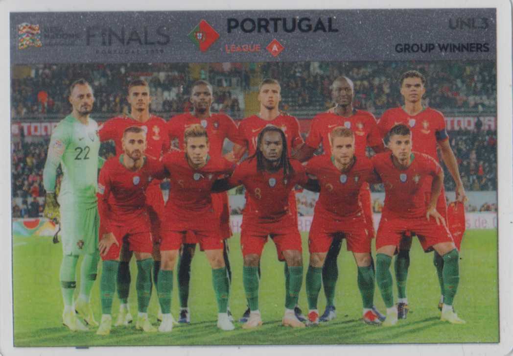 Adrenalyn Xl Road To Uefa Euro Unl3 Team Photo Portugal Uefa Nations League