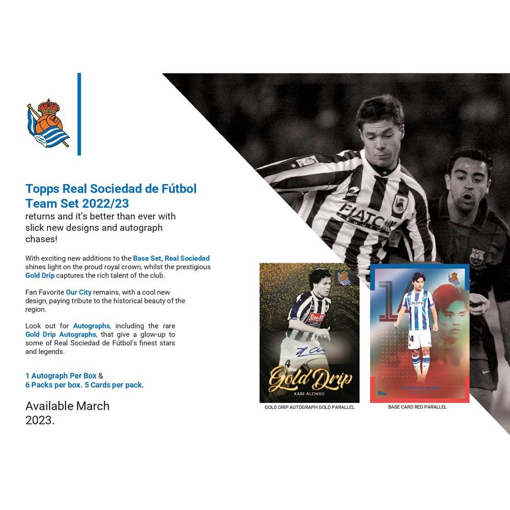 Sealed Box 2022-23 Topps Real Sociedad de Fútbol Team Set [Without 