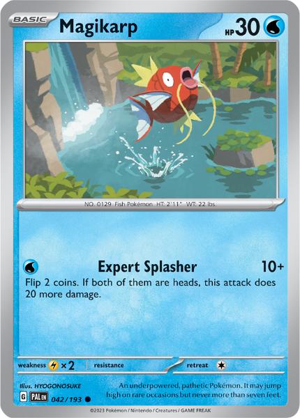 Pokemon Card Magikarp Paldea popular evolved