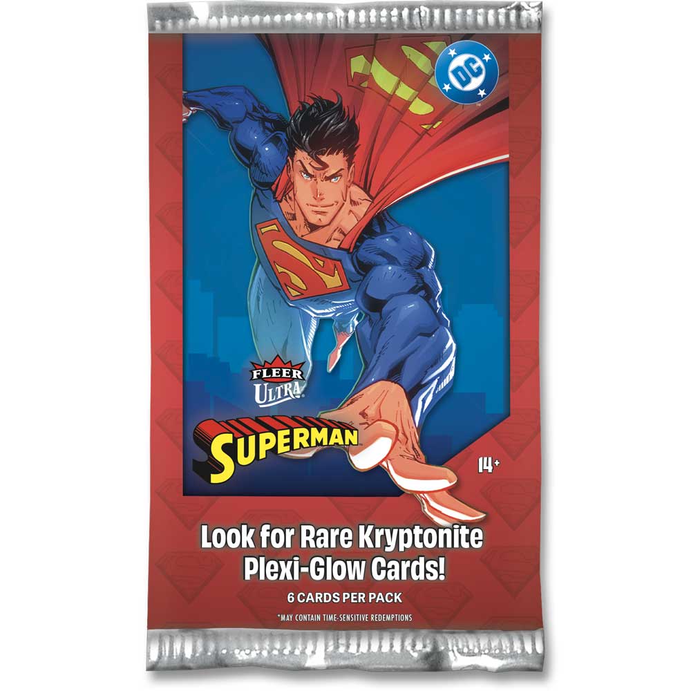 1 Pack 2026 Upper Deck Fleer Ultra SUPERMAN Trading Cards Hobby