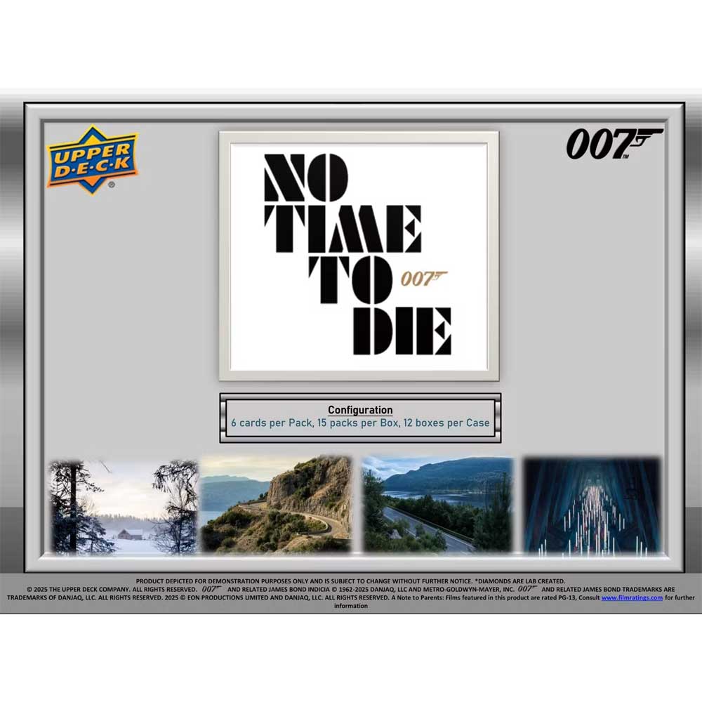 Sealed Box 2025 Upper Deck James Bond No Time To Die Hobby
