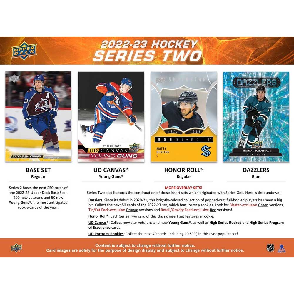 2021-2022 outlet Series Two Young Guns Hockey box