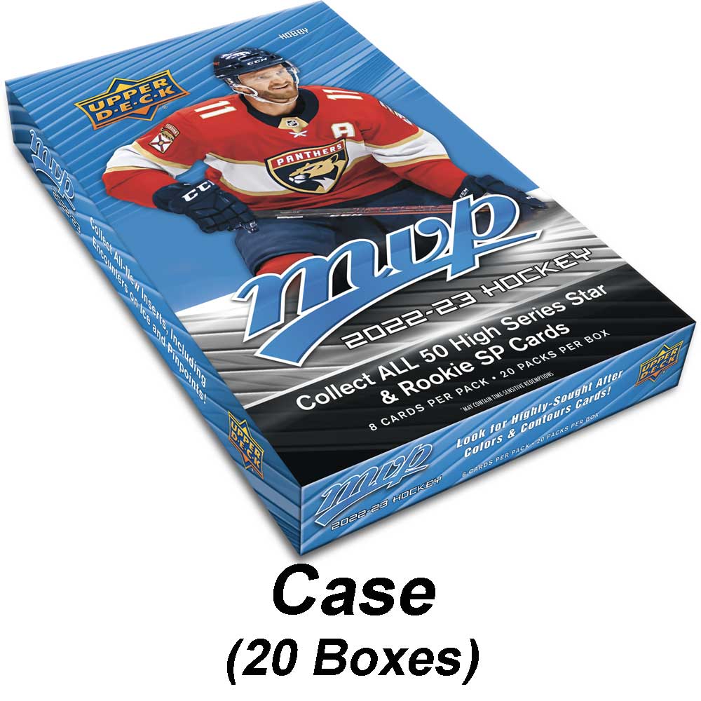 Sealed Case 20 Boxes 2022 23 Upper Deck MVP Hobby